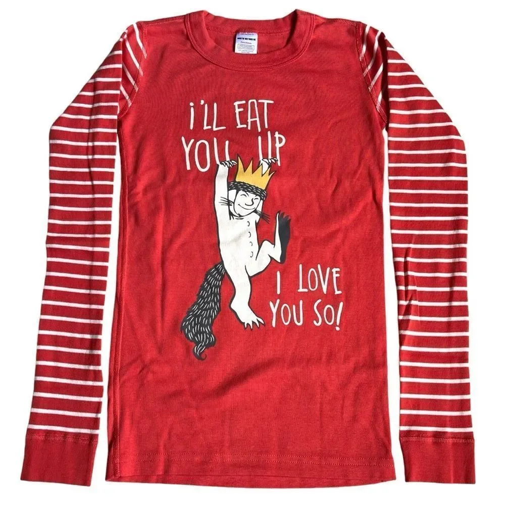 NWT HANNA ANDERSSON Where the Wild Things Are I’ll Eat You Up Pajama Set 12